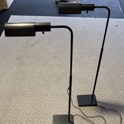 Visual Comfort Aged Iron Floor Lamps (set) $100