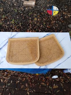 2 MCM Breuer Cesca Natural Cane Chair Seat Replacements Unused