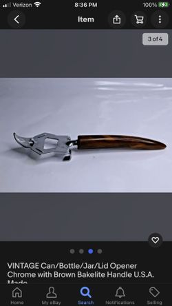 Vintage Bakelite Jar & Can Opener