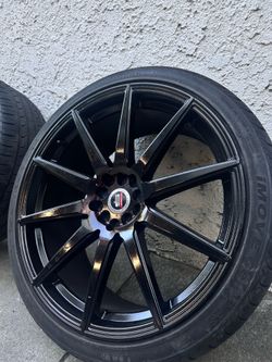 20” Chameleon Gloss Black Wheels + Tires (Set of 4)