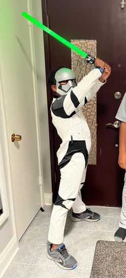 Kids Disney storm trooper jumpsuit