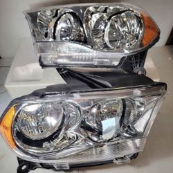 11-13 Dodge Durango Headlights Luces Calaveras Micas Faros Focos Faroles Headlamps 