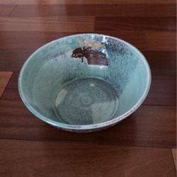 Beautiful Art Pottery Bowl Signed