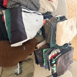 Mix Of Boys Shirts And Sweaters 