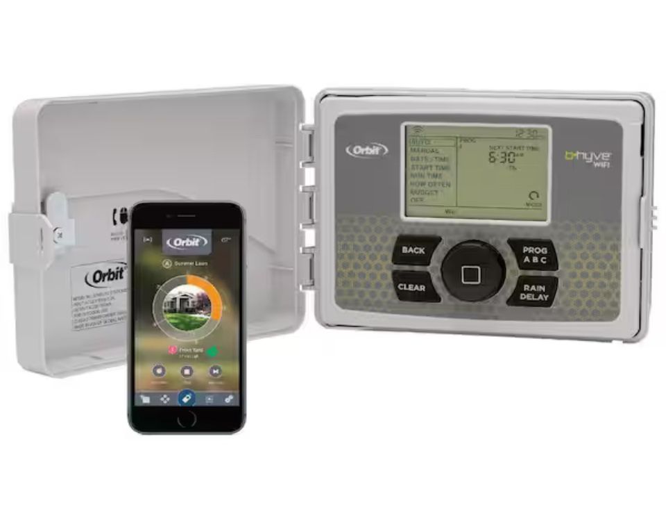 Orbit B-hyve 12-Zone Indoor/Outdoor Smart Sprinkler Controller, Works with Amazon Alexa