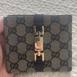 Gucci GG Canvas Jackie French Wallet 