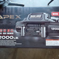 Apex Badlands 12k Winch with Wire Rope