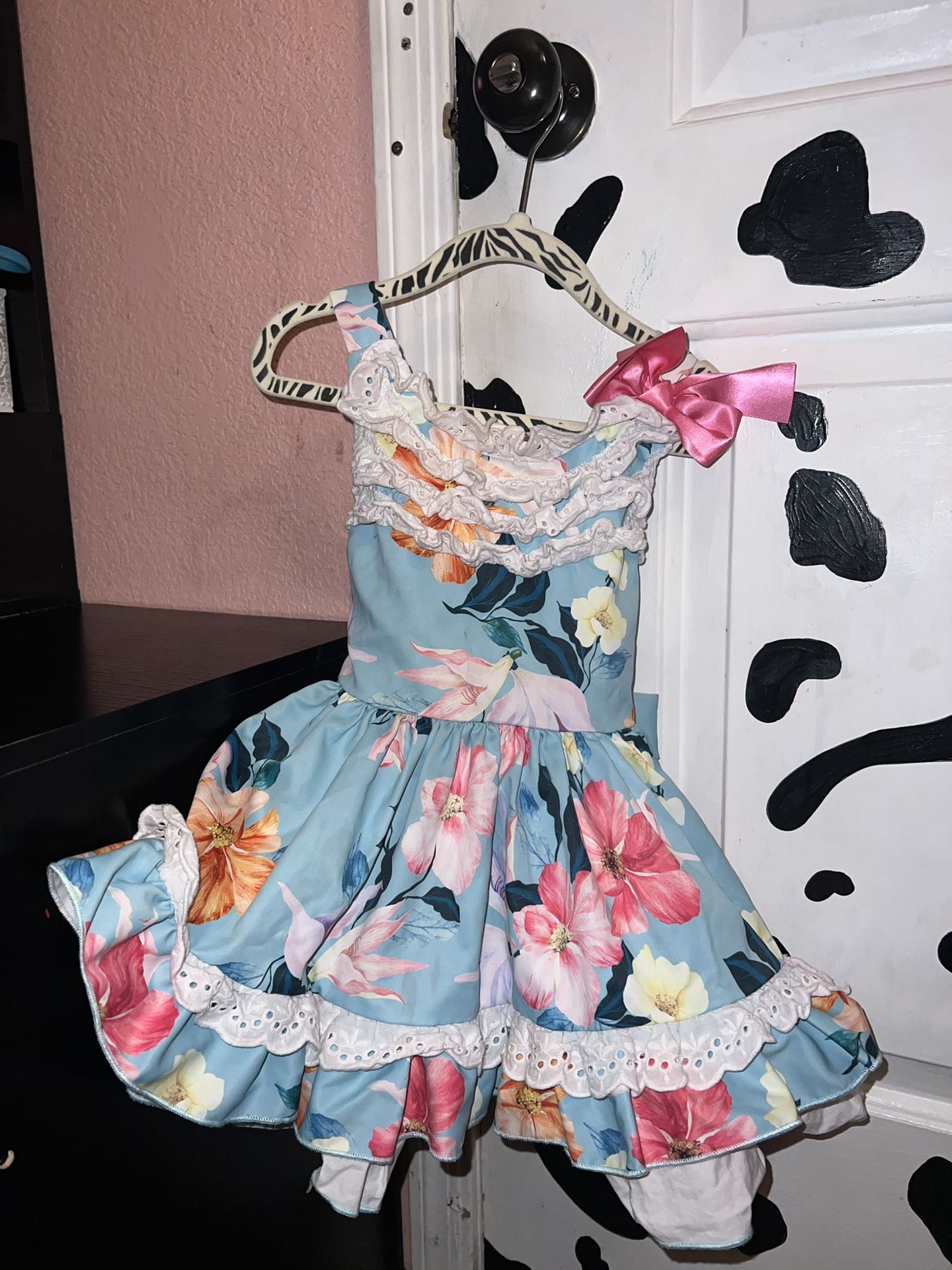 Vintage Puffy Girl Dress