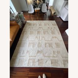 Cream Aztec Rug - 6’ x 9 Lulu & Georgia - Akara Rug 