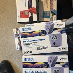 Hanna instruments Checkers hi758 , hi772 , hi 782 , hi702