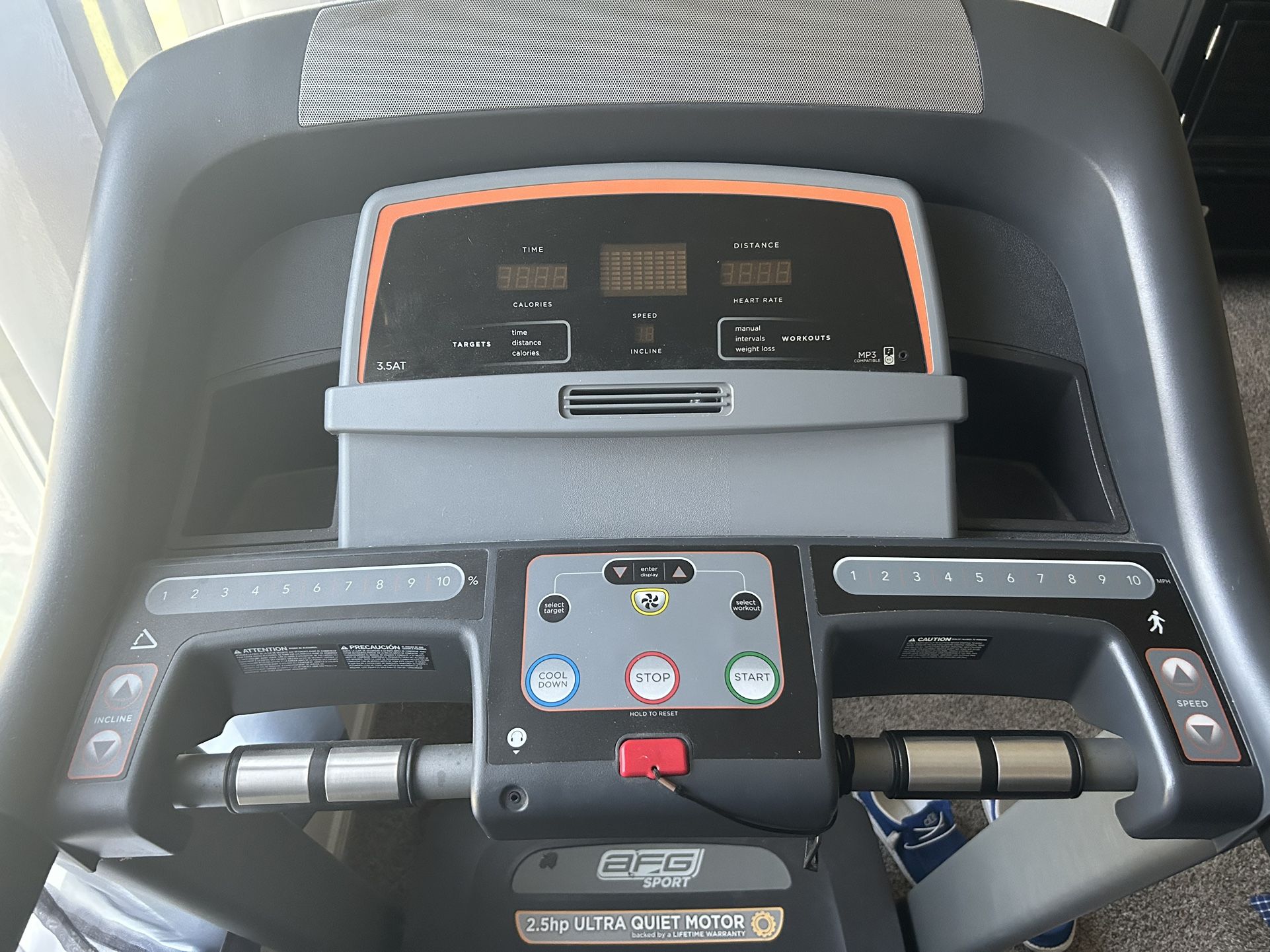 AFG SPORT EZFOLD ASSIST 20X55 Treadmill 2.5 HP