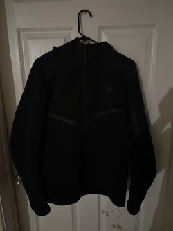 Nike tech black zip up hoodie
