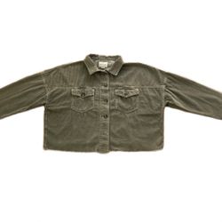 Corduroy Cropped Jacket