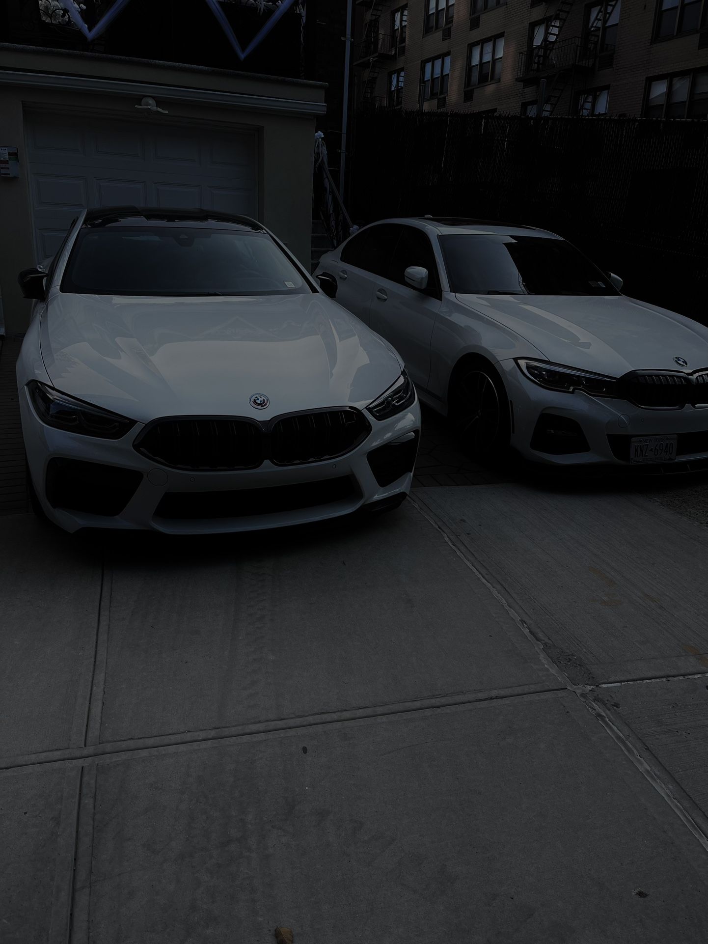 White BMW M8