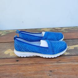 New Propet Travelite Slip On Woven Shoes Sz 8 1/2
