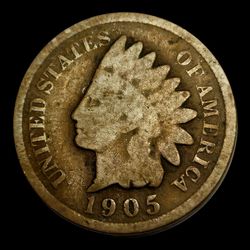 1905 1 Cent Indian Head Penny 