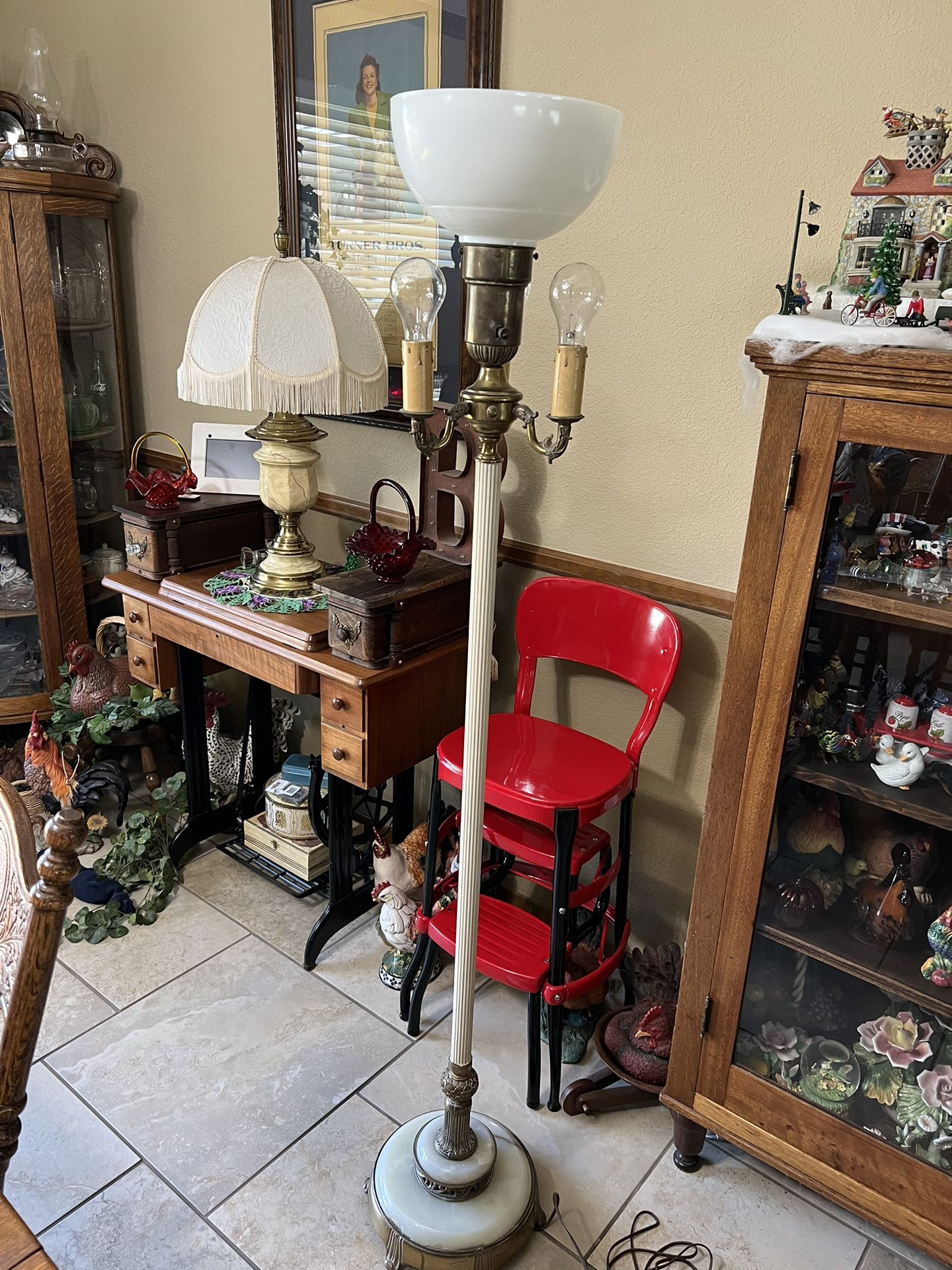 Vintage Pole Lamp 