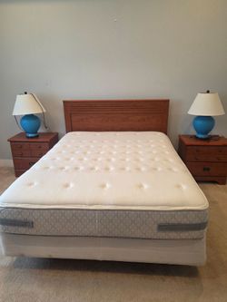 Bedroom set with new mattress
