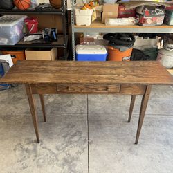 Solid Wood Side Table 