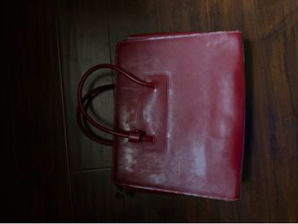 red office bag