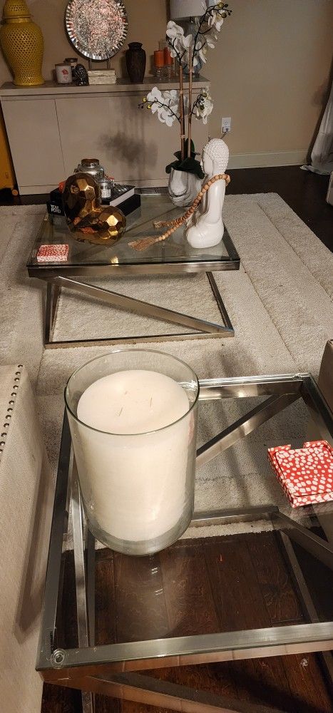 Coffee Table And 2 End Tables