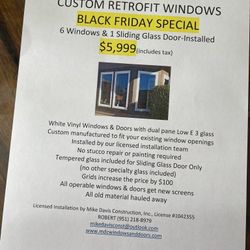 Windows Custom Made To Order Includes Installation 