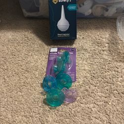 Pacifiers And Nasal Aspirator 
