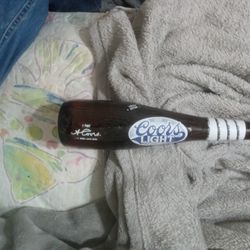 Ltd Ed Coors Light Baseball Bat Bottle With Lid