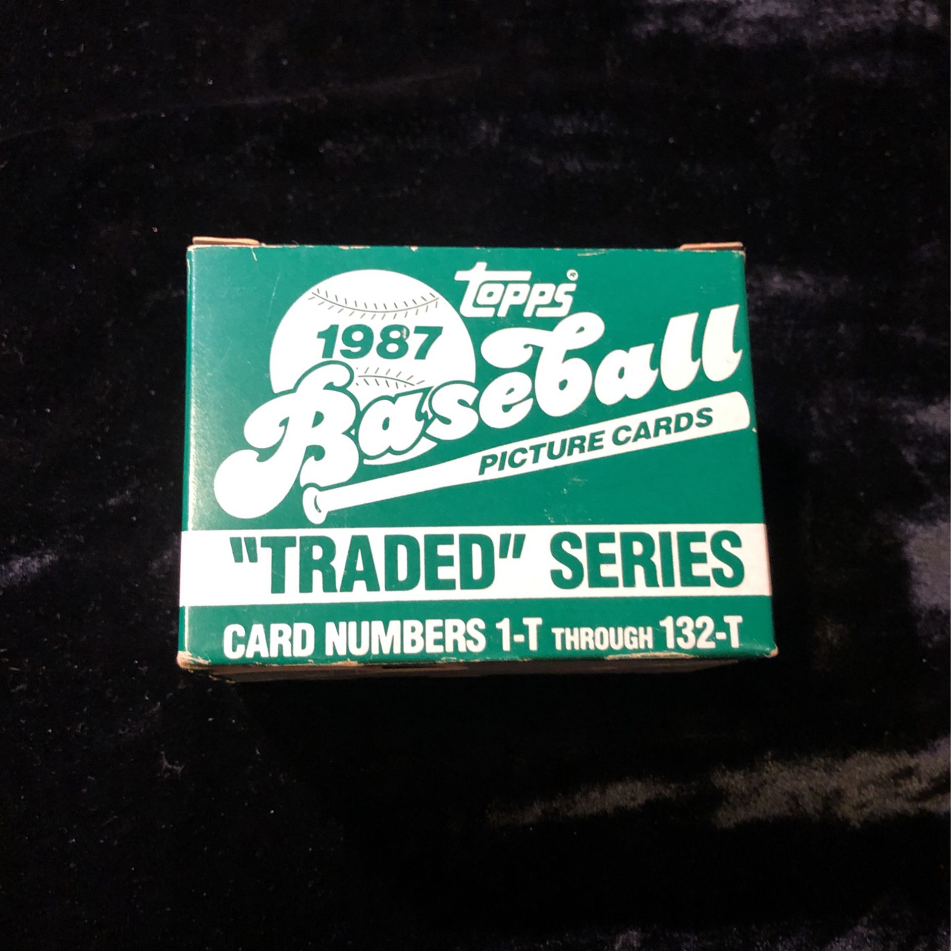 1987 Topps Baseball Traded Series 132 Card Set