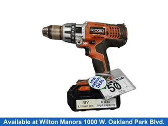 Ridgid R861150 Orange Cordless Standard Drill
