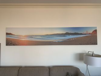 18 X 84 Canvas Print Of Golden Gate Bridge