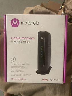 Motorola Cable Modem MB7420 DOCSIS 3.0 cable modem