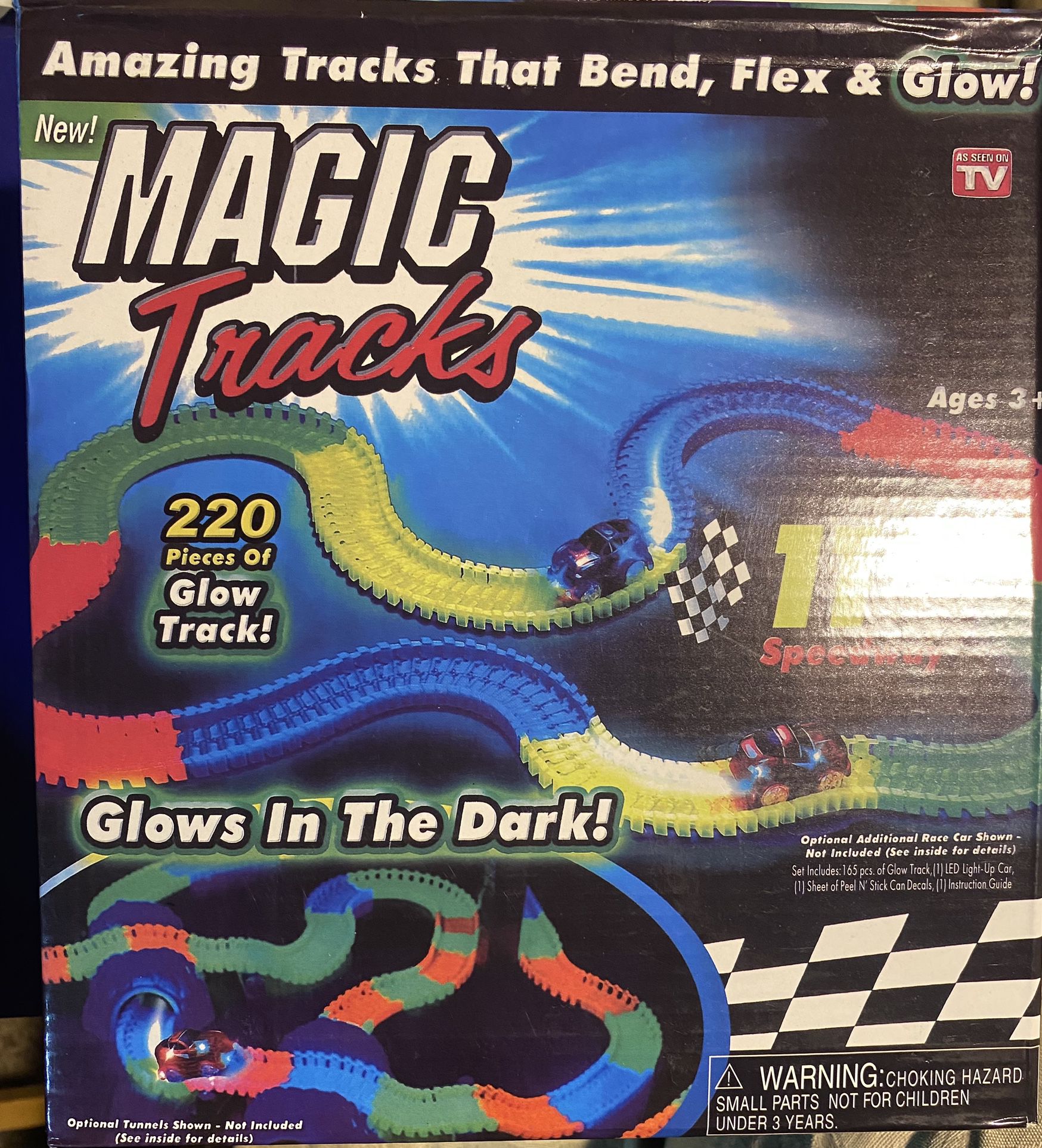 Magic Tracks The Amazing Racetrack That Can Bend, Flex and Glow - As Seen on TV