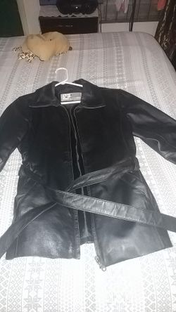 Women Leather coat