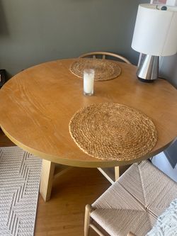 Beautiful natural wood table