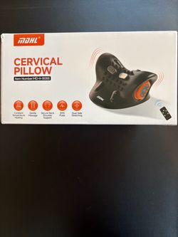 MDHL Cervical Pillow Massager – Heat, Vibration, EMS & Neck Support – NEW