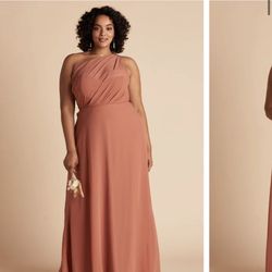 XS Kira Dress - Terracotta (Birdy Grey) Bridesmaid Dress