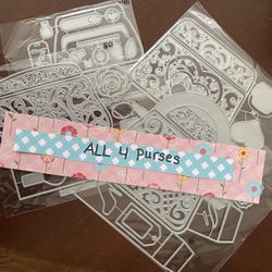All 4 Purse  Box Dies - Read Info