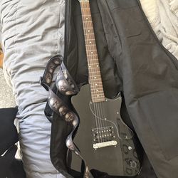 electric guitar and amp