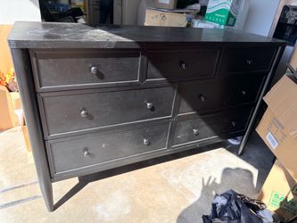 Solid wood dresser