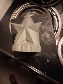 5 Point Star Fence Post Vintage 