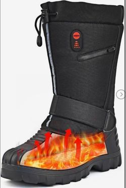 Heated Snow Boots-Size Medium