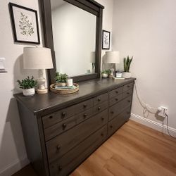 Dresser And Mirror