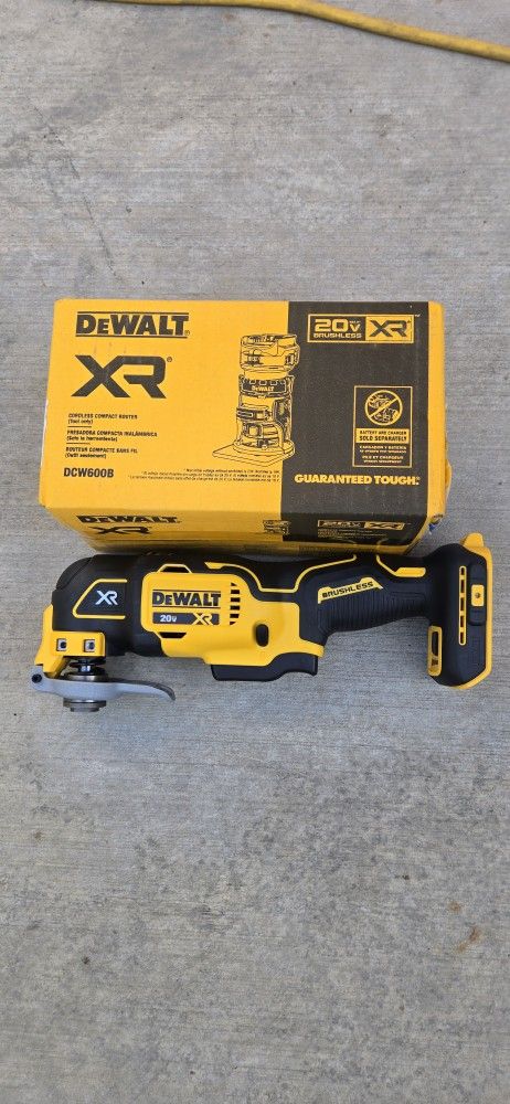 Dewalt 20v Router And Multitol Brushless XR Brand New