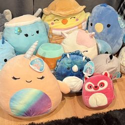 Huge Lot Of New With Tags Squishmallows All For $25