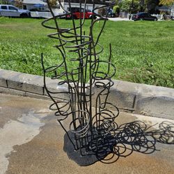 Heavy METAL WINE RACK Solid Metal Shelf Holder Fridge Holds 17 BOTTLES