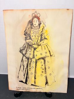 Staats Cotsworth Signed Drawing