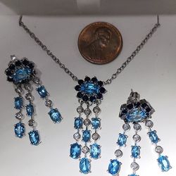 Gorgeous Silver/stone Set