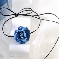Denim Chocker 