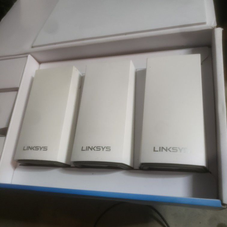 Linksys Velop mesh WiFi 3 Pack Set Of NodesFor The Whole House 